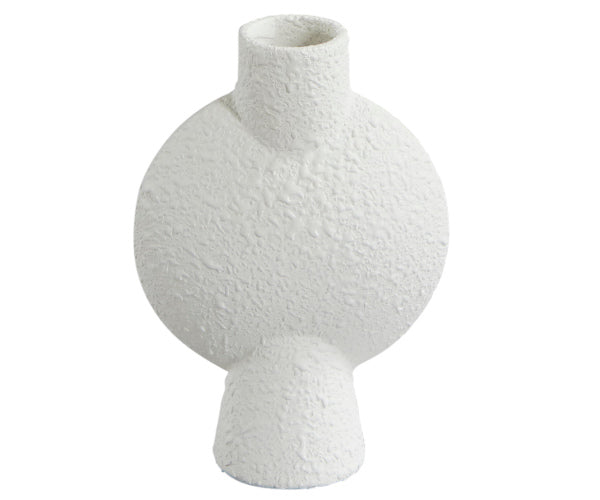 101cph bubble white vase sqhere