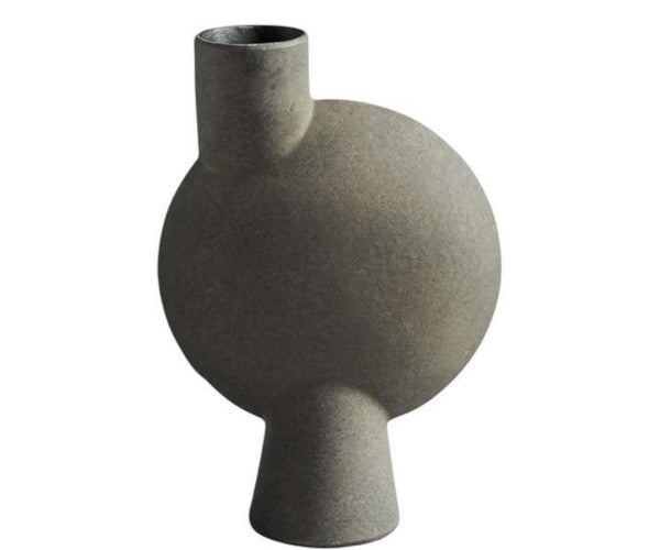 101 copenhagen bubl medio vase dark grey