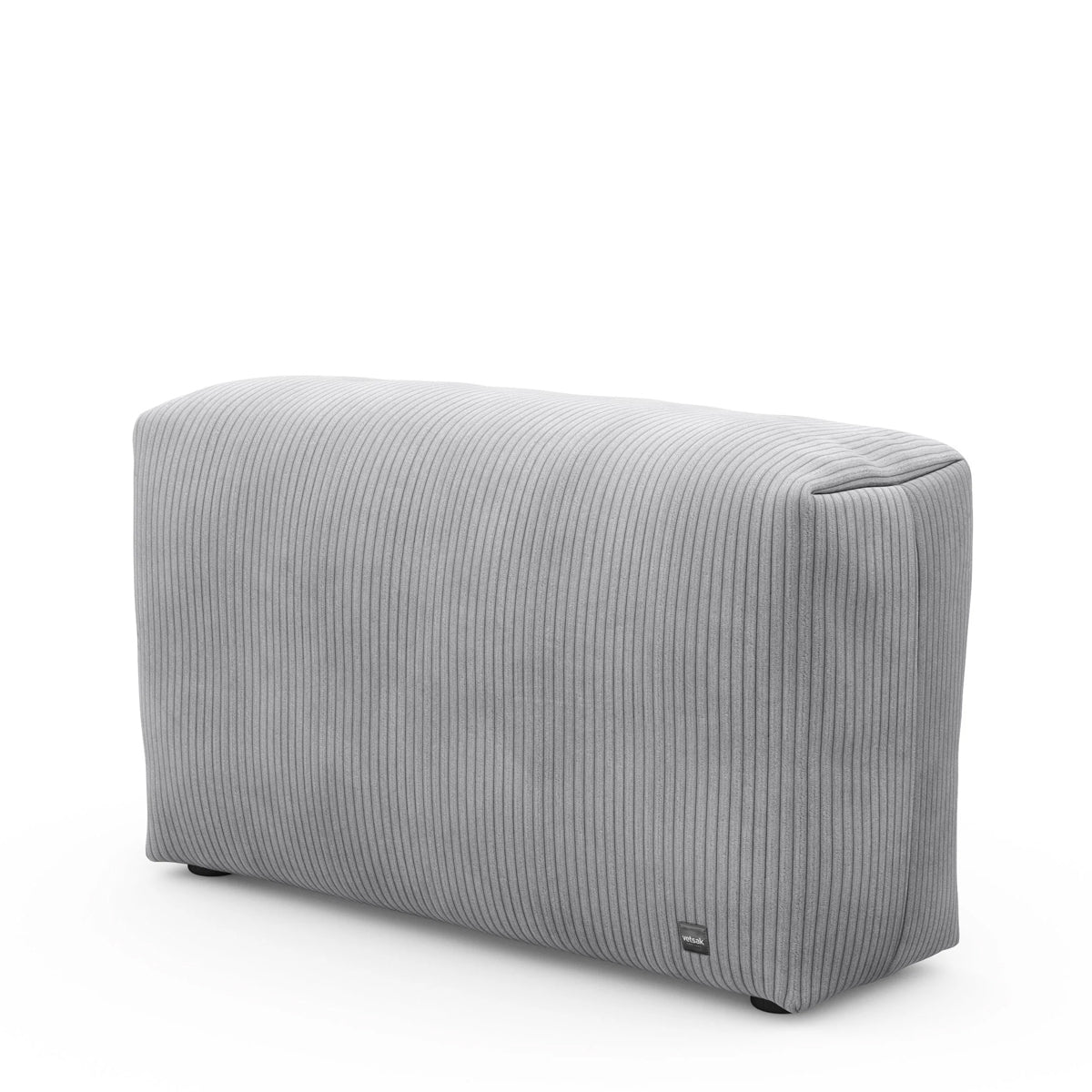 Vetsak Sofa Side - Armlæn - Ryglæn 105x31 - Cord Velours Light Grey