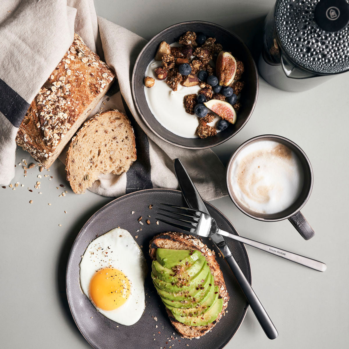 Brunch kit, Rustic, Mørkegrå