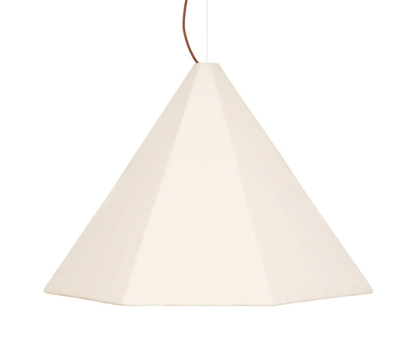 Gebrüder Thonet Tipì Pendel Lampe - 120cm. - Eggshell White