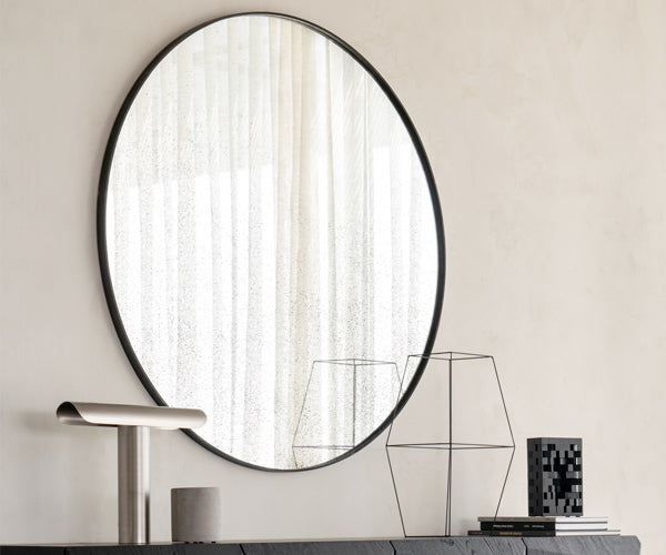 Ethnicraft Aged Wall Mirror - 121cm - Clear