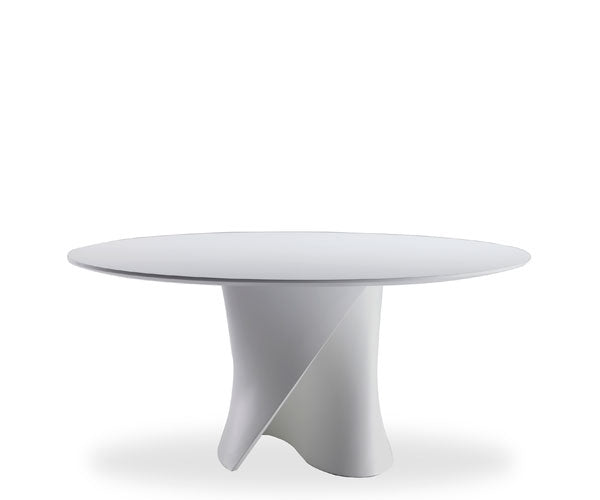 Mdf Italia S Table White - bordplade str Ø126 cm i white wood