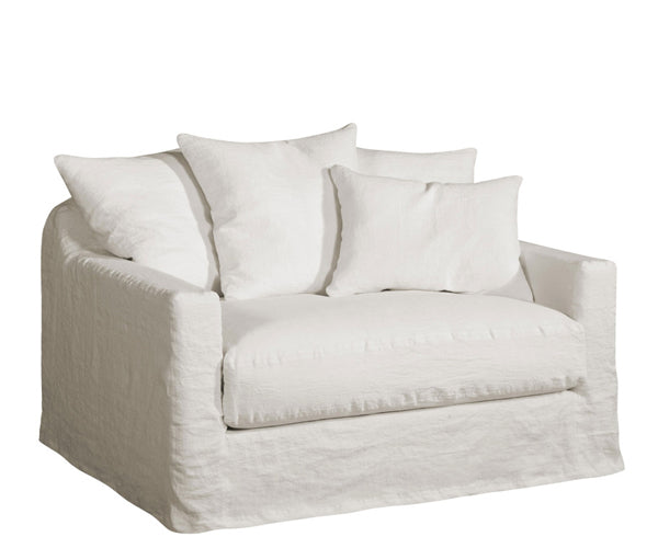 Home Spirit Biarritz Sofa - 132cm. - Sweet Ecru