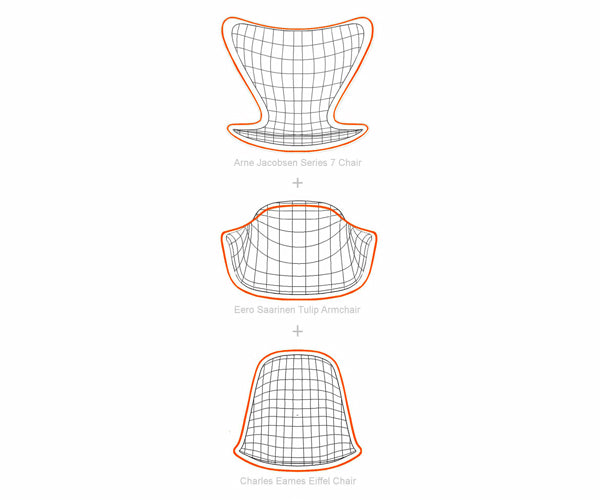 Kartell Masters Spisestol - sort - 4 stk.