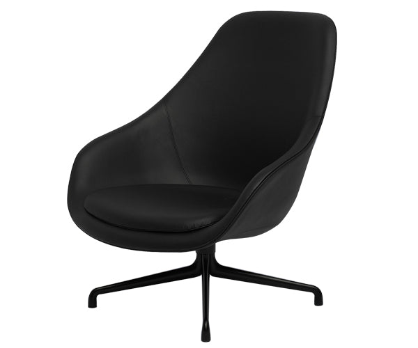 HAY About a Lounge Chair (AAL91) - Sort Læder