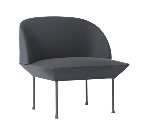 Muuto Oslo Lounge Chair - Steelcut 180