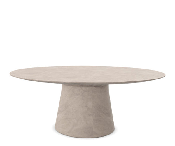 Andreu World Reverse Dining Table - Cement - Ø190cm.