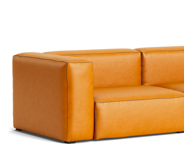 HAY Mags Soft Sofa - 2.5 Pers. - Cognac Sense Læder