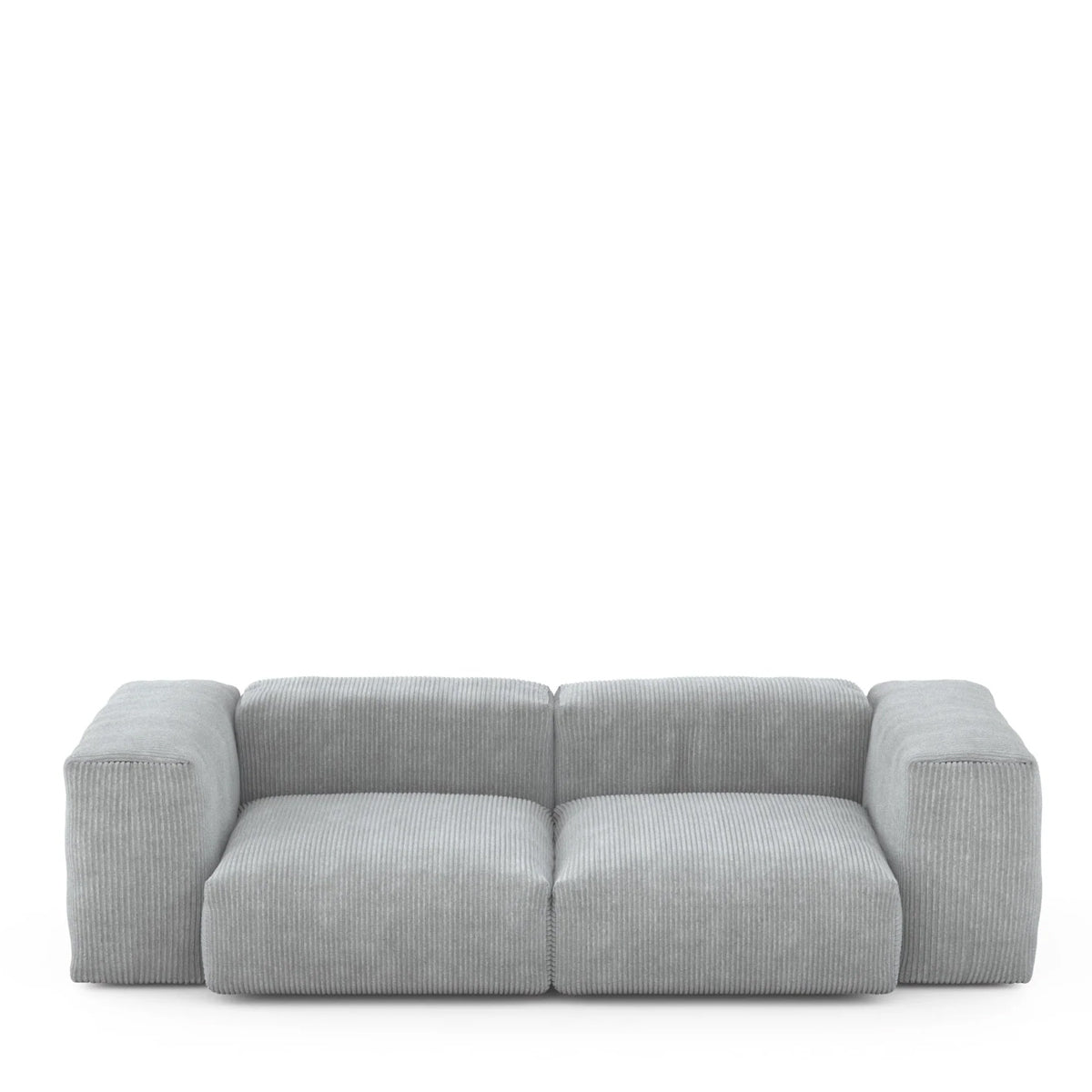 Vetsak Sofa - 230x115cm. - Cord Velours - Light Grey