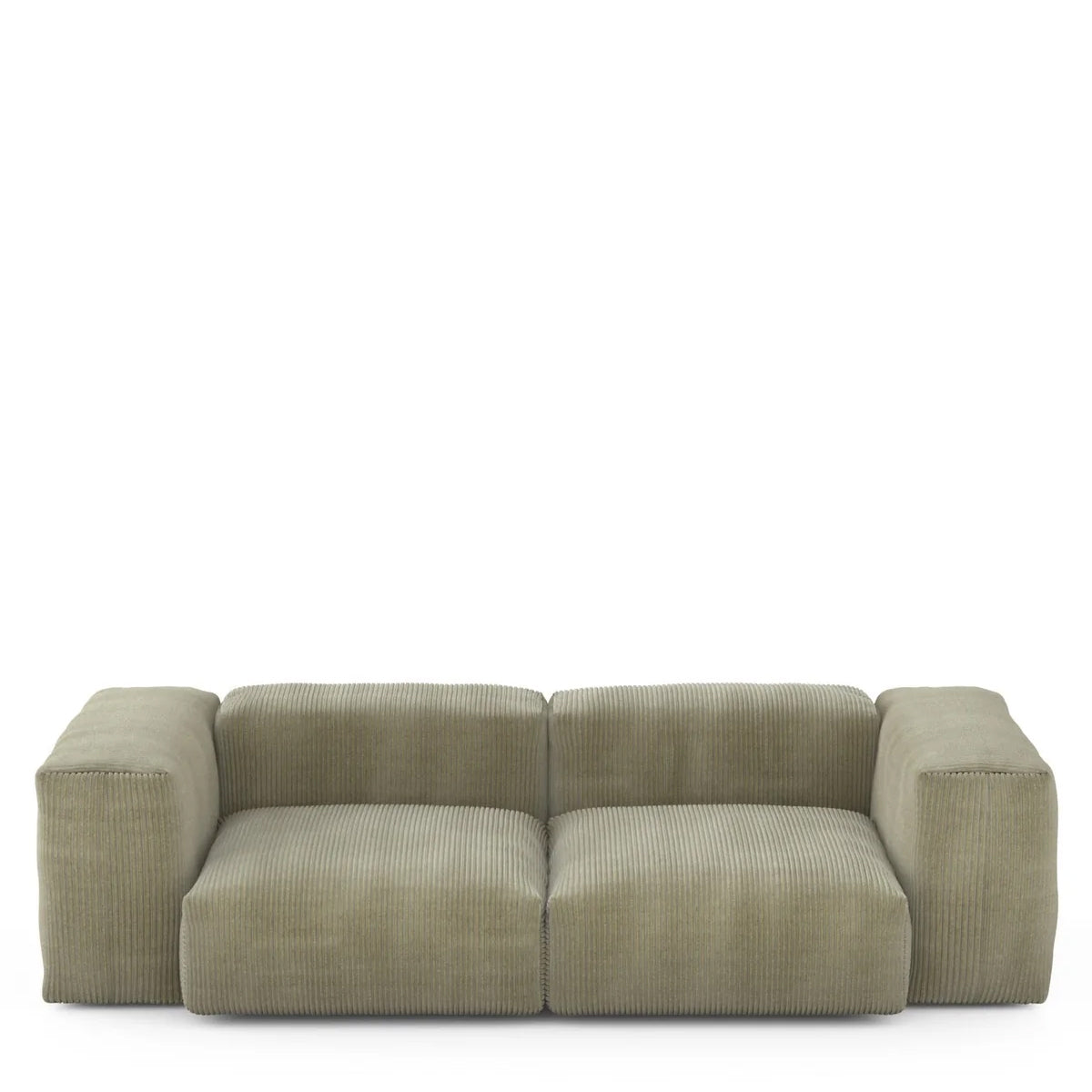 Vetsak Sofa - 231x115.5cm. - Cord Velours - Khaki