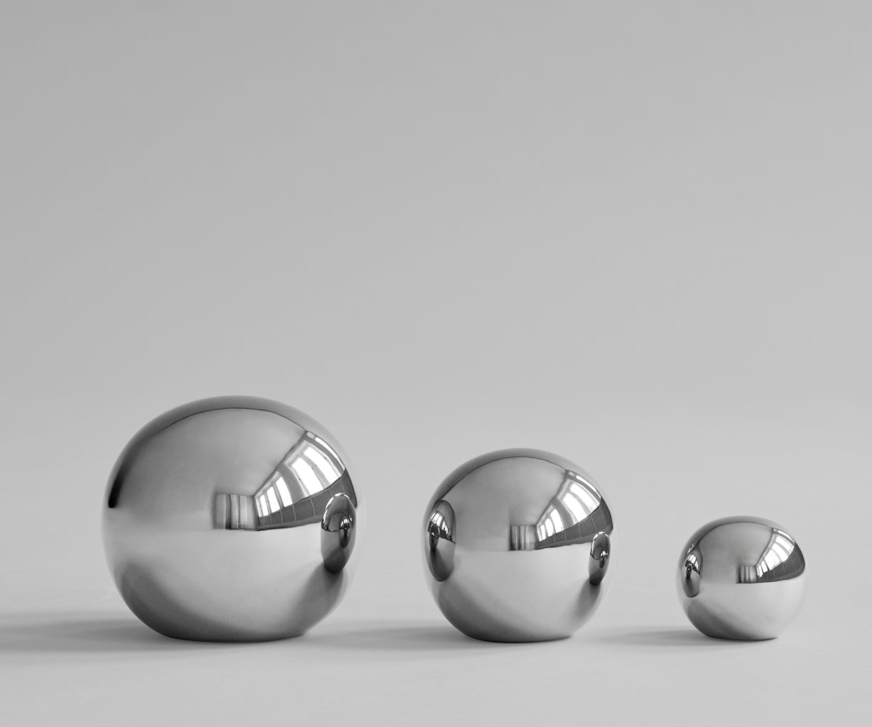 101 CPH Gallery Balls - set of 3 - chrome