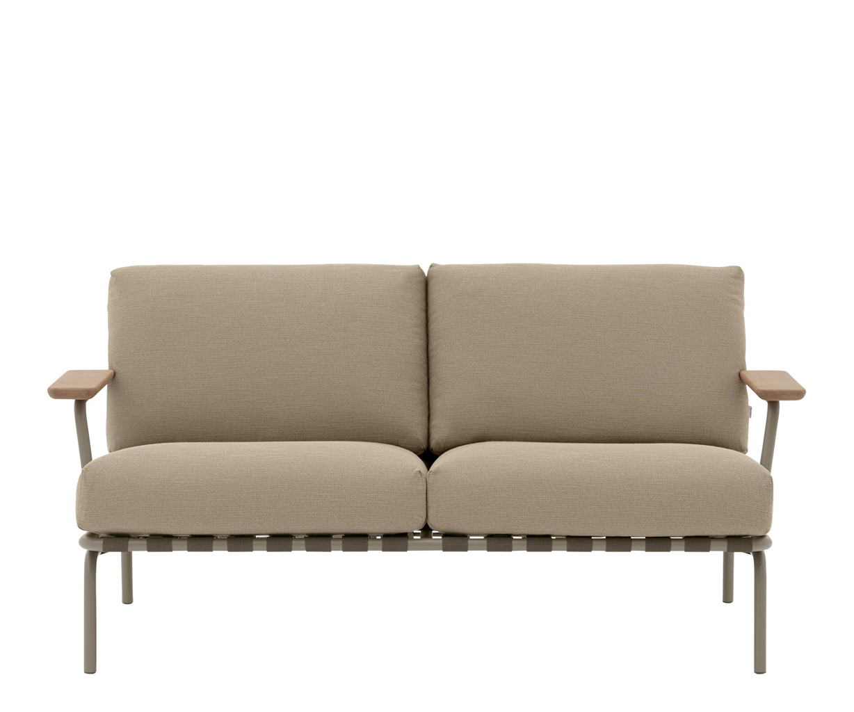 Muuto Settle Outdoor Sofa - 2 Pers. - Ribbed Weave 5