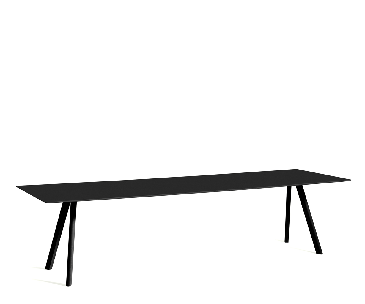 HAY CPH30 2.0 Table - 300x90cm - Sort Eg - Sort Linolium