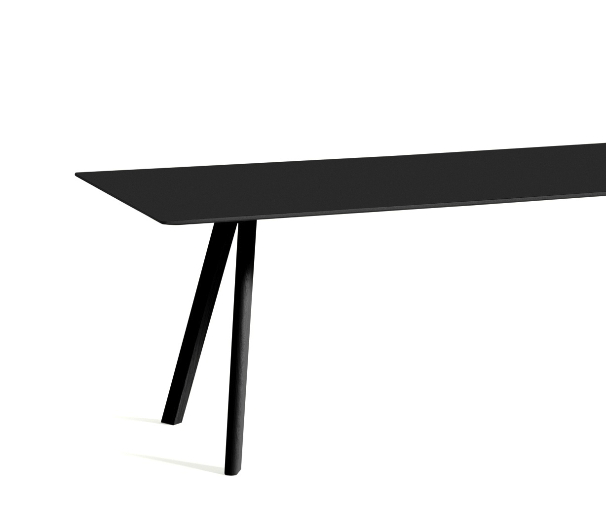 HAY CPH30 2.0 Table - 300x90cm - Sort Eg - Sort Linolium