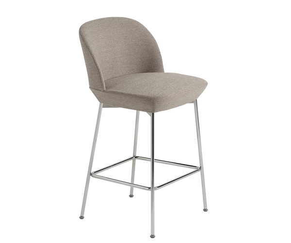 Muuto Oslo Barstol - H:65 - Ocean 32/Chrome