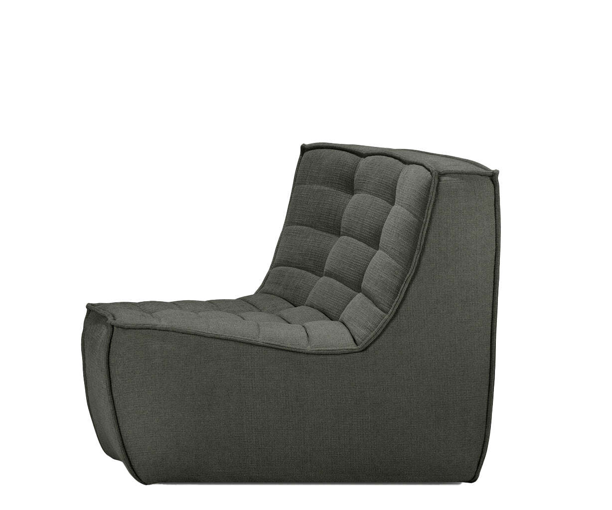 Ethnicraft N701 sofa - 45 Corner - Moss