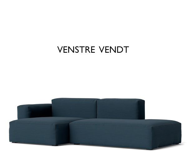 HAY Mags Soft Sofa - Low Arm - 2.5 Pers. Combi 3 - Steelcut Trio 796 - Venstre Vendt