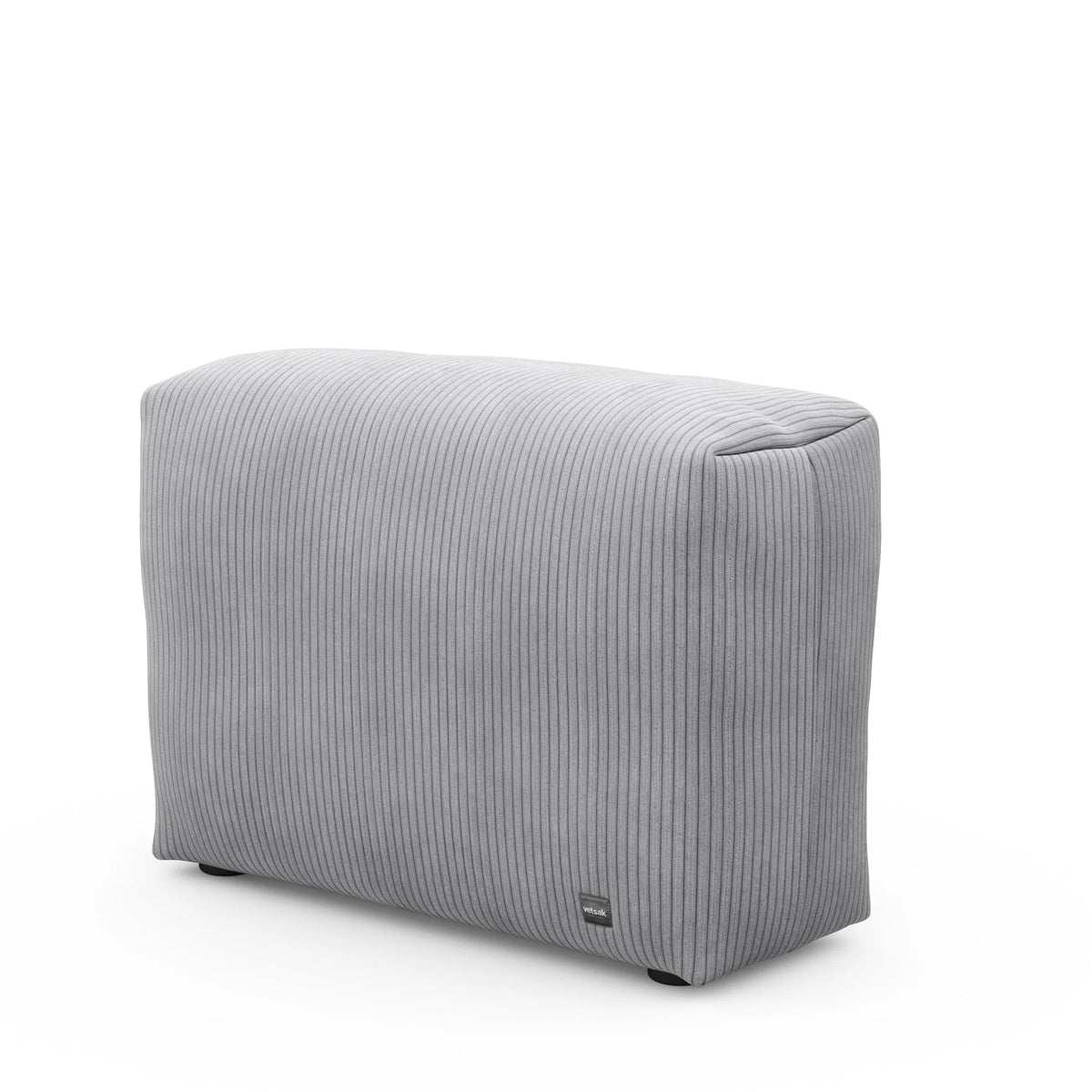 Vetsak Sofa Side - Armlæn - Ryglæn 84x31 - Cord Velours Light Grey