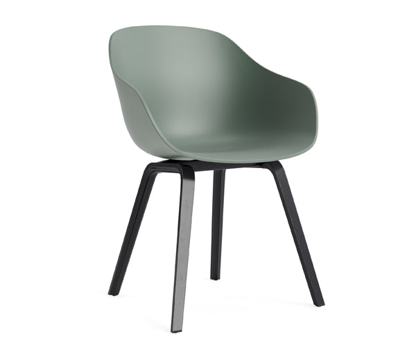 HAY About A Chair (AAC222) - Fall Green - Black Oak