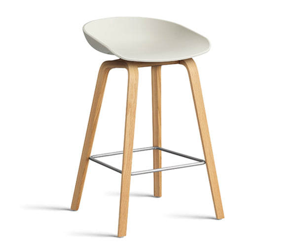 HAY About a Stool (AAS 32) Eg Matlak - Stål Hviler - H:65cm - Melange Cream