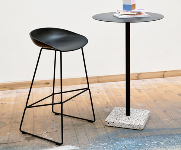 HAY About a Stool (AAS 38) - Sort - Sort Stål - H:75cm