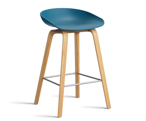 HAY About a Stool (AAS 32) Eg Matlak - Stål Hviler - H:65cm - Azure Blue