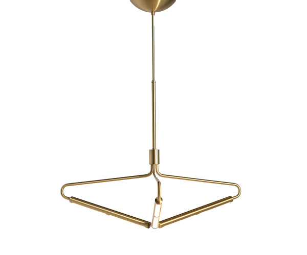 Rubn Archangel 3 415 Wide Chandelier - 69-96.5cm - Brass