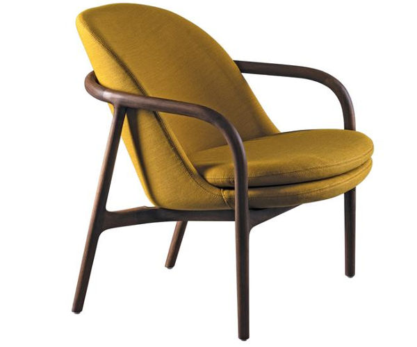 Artisan Neva Lounge Chair Low - Valnød - Steelcut Trio