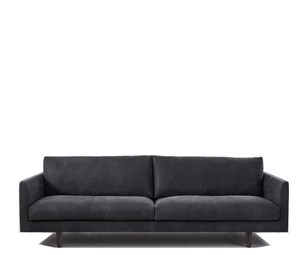 Montis Axel sofa Nabuk Læder - 3,5 Pers.