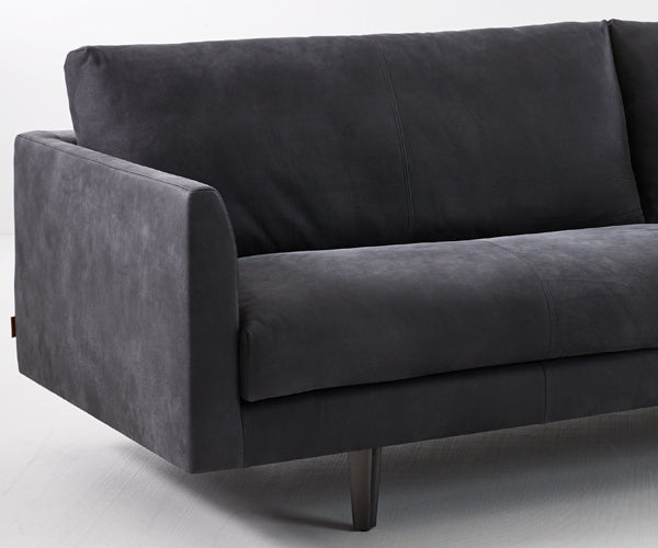 Montis Axel sofa Nabuk Læder - 3,5 Pers.