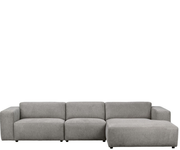 Rowico Home Willard sofa - Brenda grå beige - højrevendt chaiselong - 312 cm