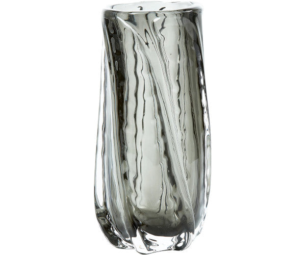 BePureHome Peragon vase - 27x12 - anthracite