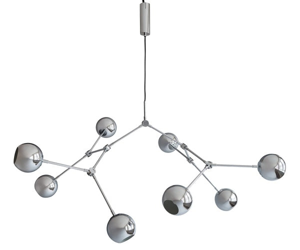 101 CPH Drop Chandelier - Globe - Chrome