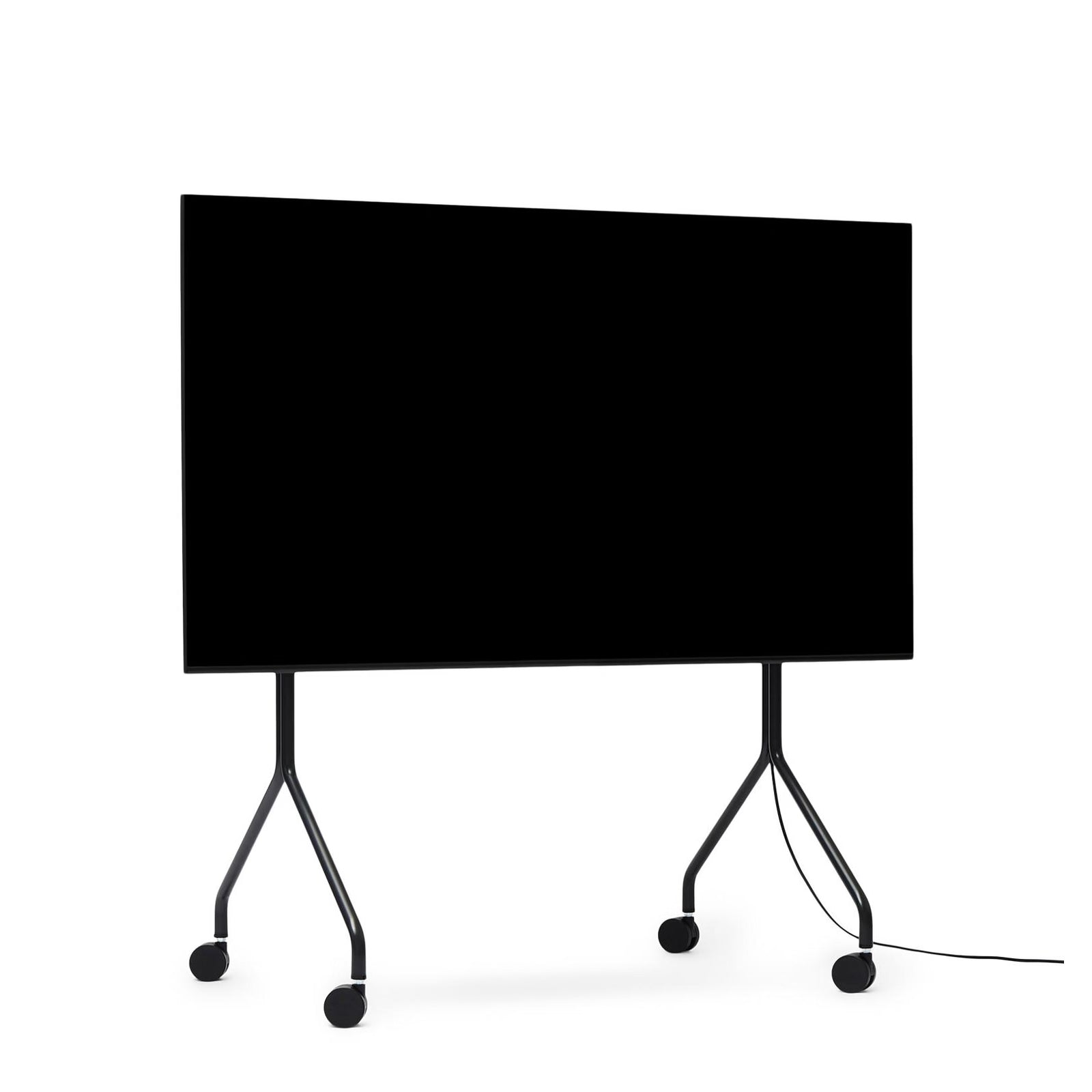 Pedestal Moon Rollin TV Stander - Charcoal