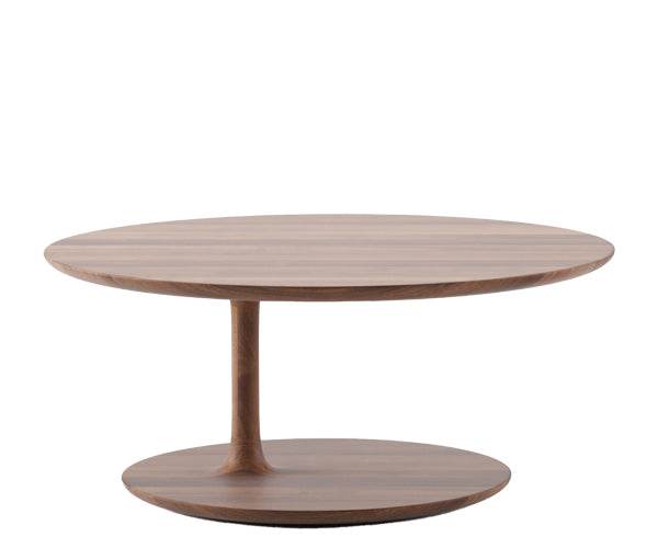 Artisan Bloop Coffee Table - Ø70cm. - Valnød