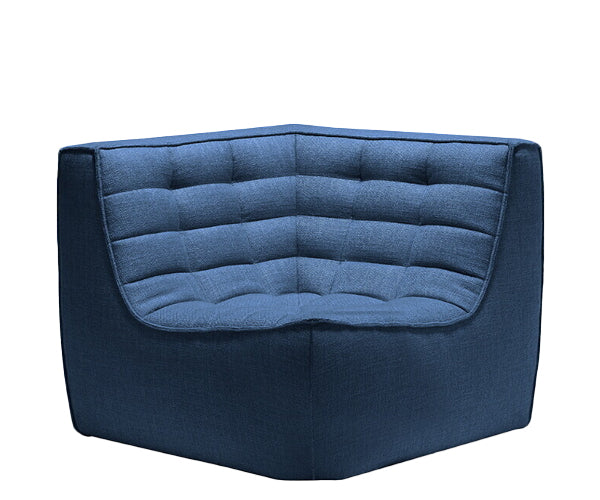 Ethnicraft N701 sofa - Corner - Blue