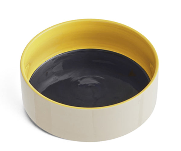 HAY Dogs Bowl - Large - Blue-Yellow