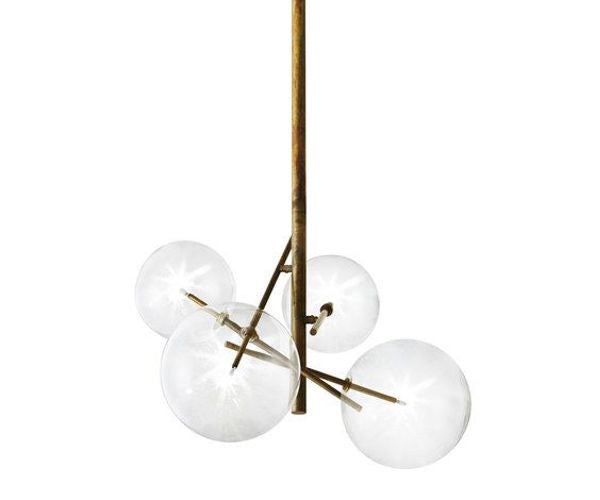 Gallotti & Radice Bolle Pendel m. 4 glas