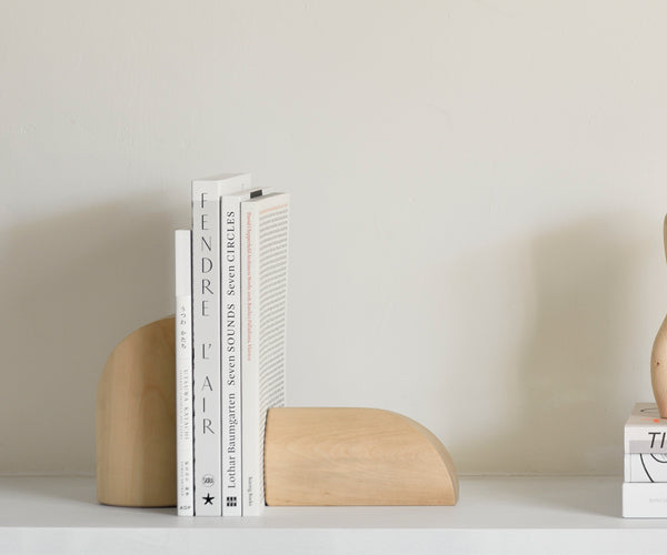 Ethnicraft PI Book Ends - Sycamore