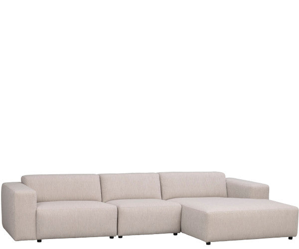 Rowico Home Willard sofa - Alice lys beige - højrevendt chaiselong - 312 cm