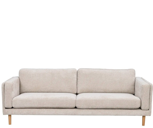 Rowico Home Braden sofa - Greg lys beige / lakeret eg - 216 cm