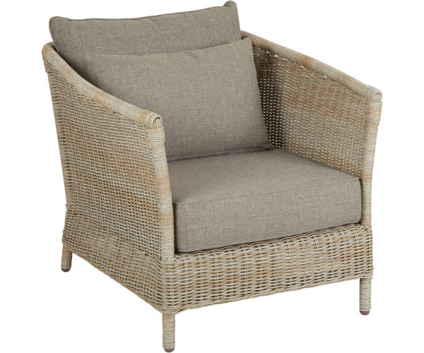 Brafab Aster lænestol - beige polyrattan / beige - 80