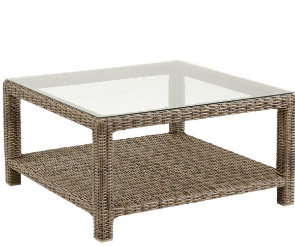 Brafab Ninja sofabord - rustik polyrattan - 90x90