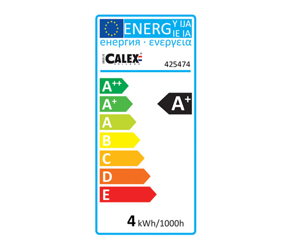 Calex LED Globe Glødepære - Lille - E27 4W