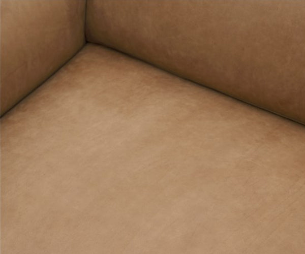 Muuto Outline Sofa - 3.5pers. - Camel Grace Leather - Alu Stel