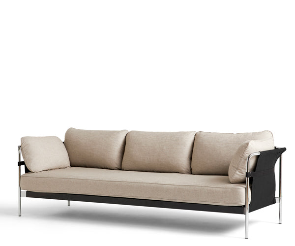 HAY Can 3 Pers. Sofa - Krom - Ruskin 5