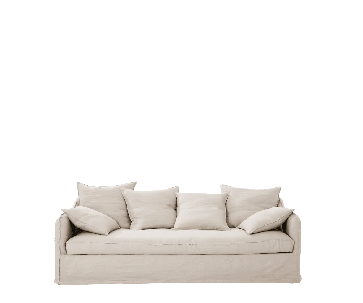 Home Spirit Cap Ferret Sofa - 5 pers. 205cm. - Sweet Ecru