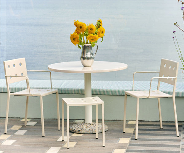 HAY Ceramic Table - Dia.90 - Warm White