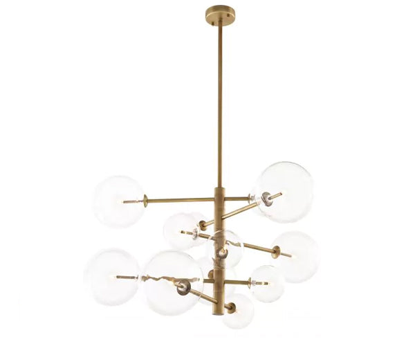 Eichholtz Argento S Chandelier - Antique Brass